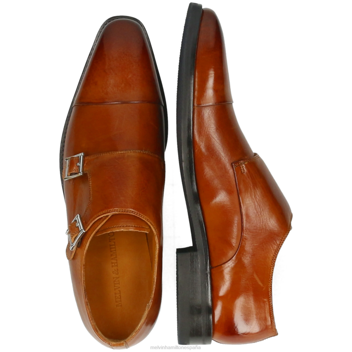 freddy 1 hombres Melvin & Hamilton marrón claro JRT4336 zapatos monje