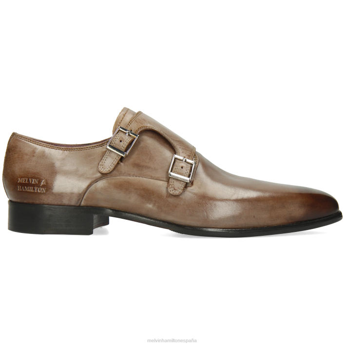 lanza 10 hombres Melvin & Hamilton gris JRT4331 zapatos monje