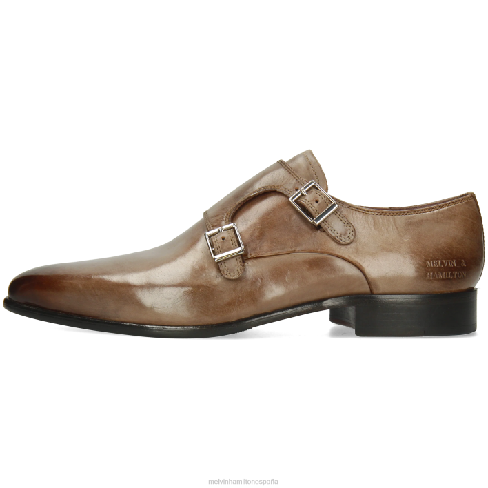 lanza 10 hombres Melvin & Hamilton gris JRT4331 zapatos monje