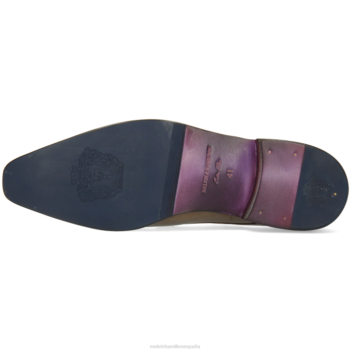 lanza 10 hombres Melvin & Hamilton gris JRT4331 zapatos monje