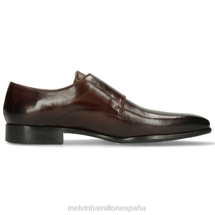 lanza 10 hombres Melvin & Hamilton marrón JRT4349 zapatos monje