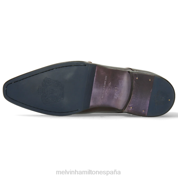 lanza 10 hombres Melvin & Hamilton marrón JRT4349 zapatos monje