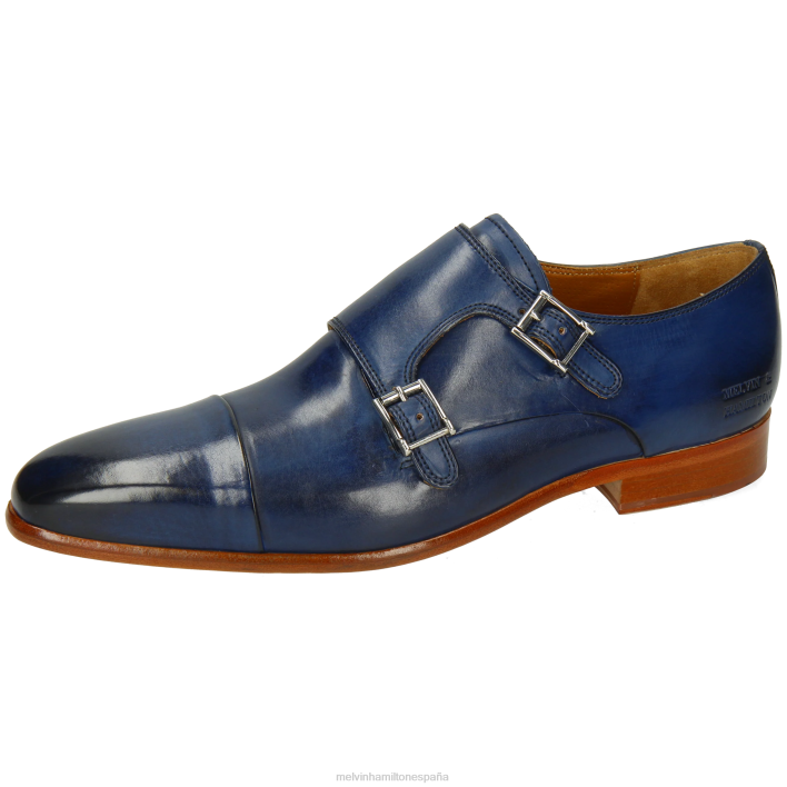 lanza 1 hombres Melvin & Hamilton azul JRT4326 zapatos monje