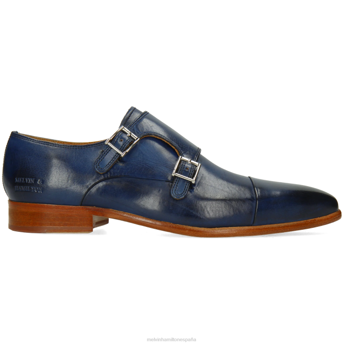 lanza 1 hombres Melvin & Hamilton azul JRT4326 zapatos monje
