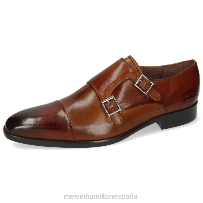 lanza 1 hombres Melvin & Hamilton marrón JRT4344 zapatos monje