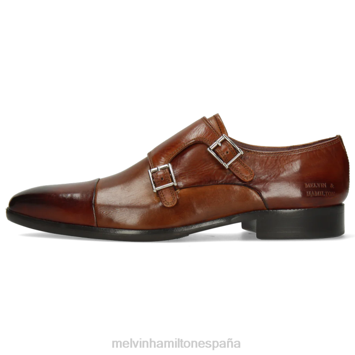 lanza 1 hombres Melvin & Hamilton marrón JRT4344 zapatos monje
