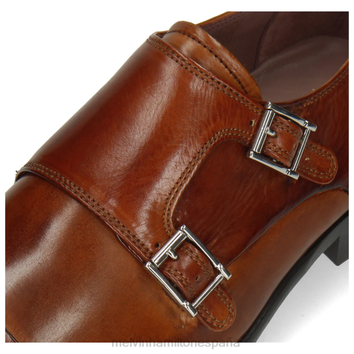 lanza 1 hombres Melvin & Hamilton marrón JRT4344 zapatos monje