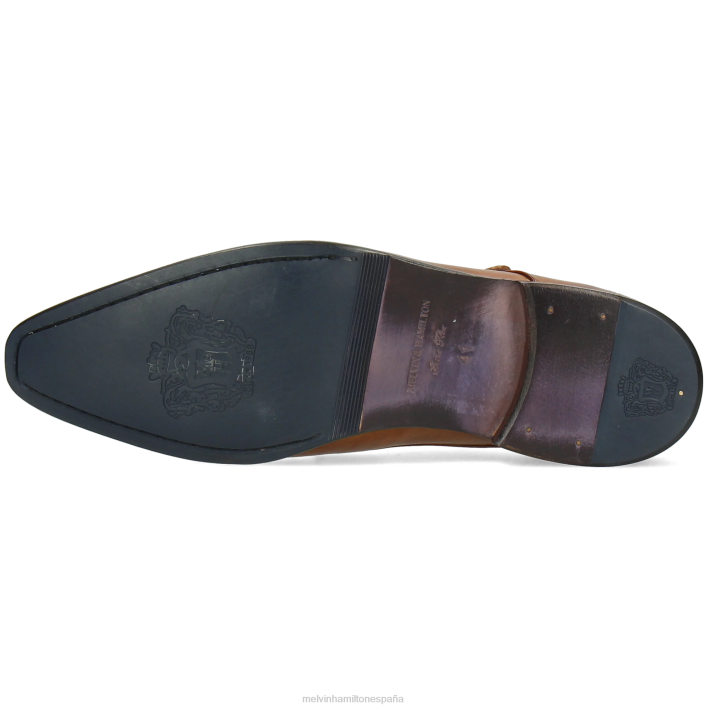 lanza 1 hombres Melvin & Hamilton marrón JRT4351 zapatos monje