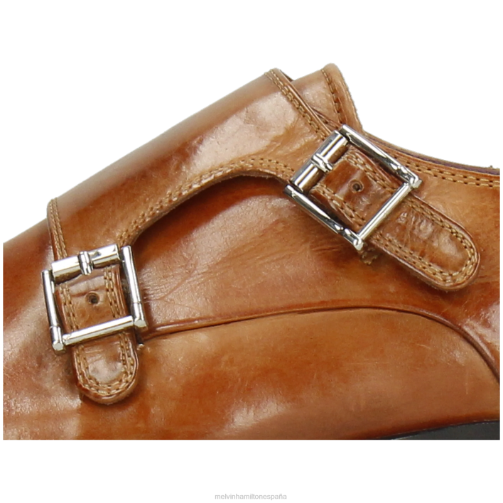 lanza 1 hombres Melvin & Hamilton marrón JRT4351 zapatos monje