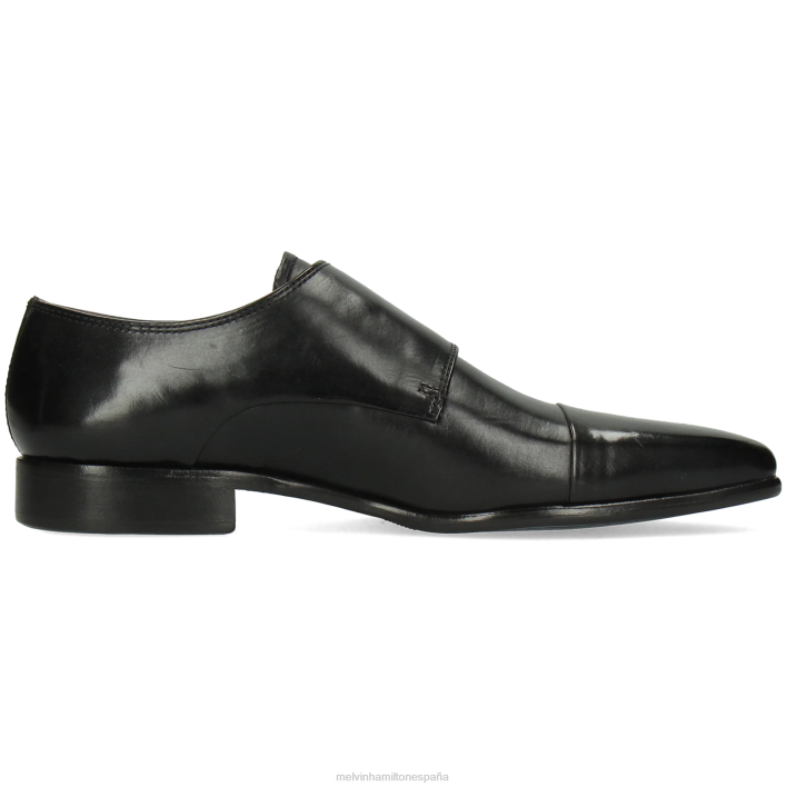 lanza 1 hombres Melvin & Hamilton negro JRT4347 zapatos monje