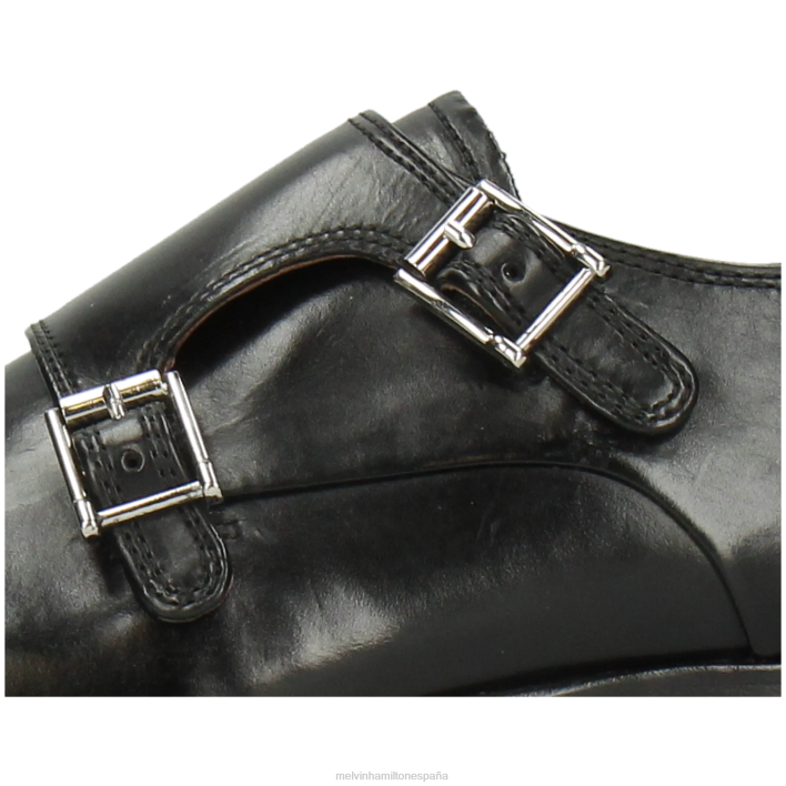 lanza 1 hombres Melvin & Hamilton negro JRT4347 zapatos monje