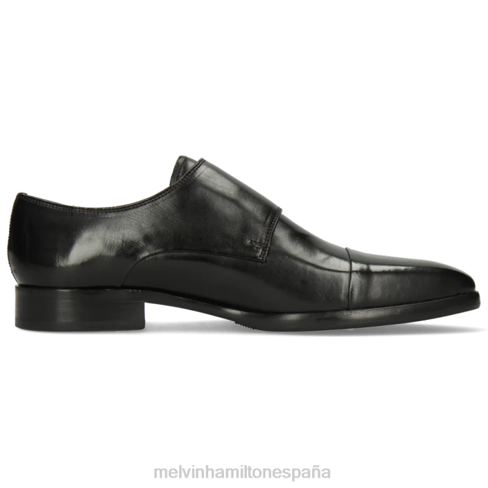lanza 1 hombres Melvin & Hamilton negro JRT4348 zapatos monje