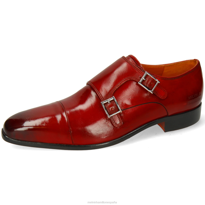 lanza 1 hombres Melvin & Hamilton rojo JRT4327 zapatos monje