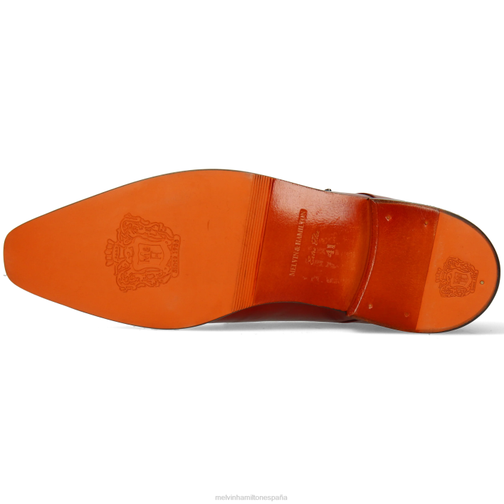 lanza 1 hombres Melvin & Hamilton rojo JRT4327 zapatos monje