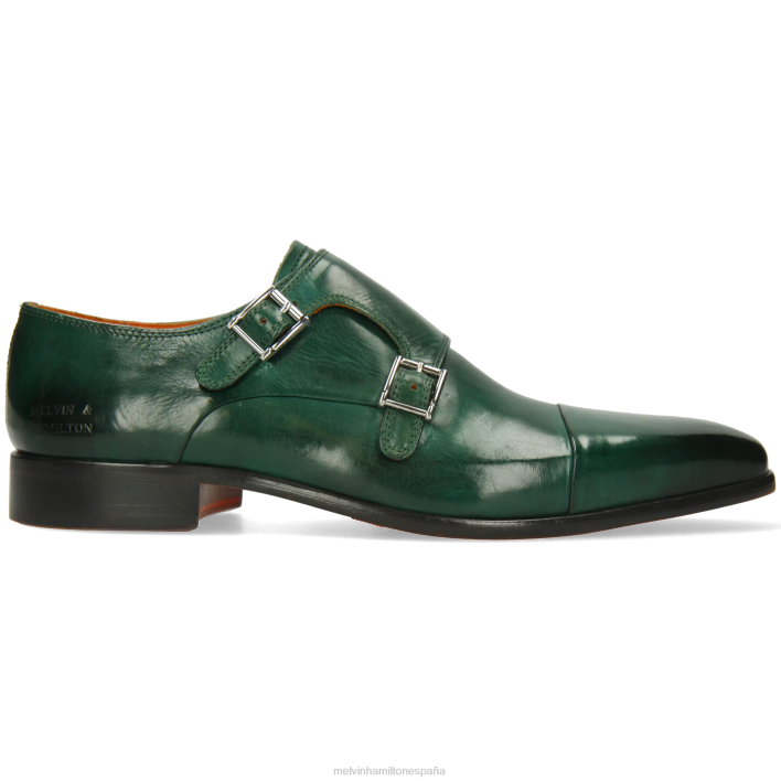lanza 1 hombres Melvin & Hamilton verde JRT4328 zapatos monje