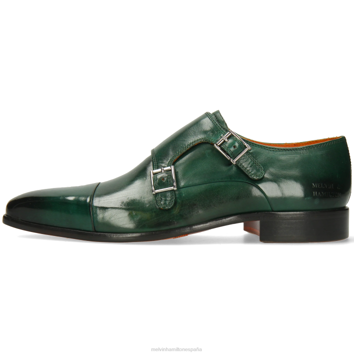lanza 1 hombres Melvin & Hamilton verde JRT4328 zapatos monje