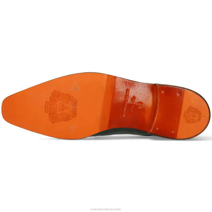 lanza 1 hombres Melvin & Hamilton verde JRT4328 zapatos monje