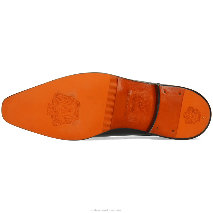 luis 52 hombres Melvin & Hamilton negro JRT4341 zapatos monje