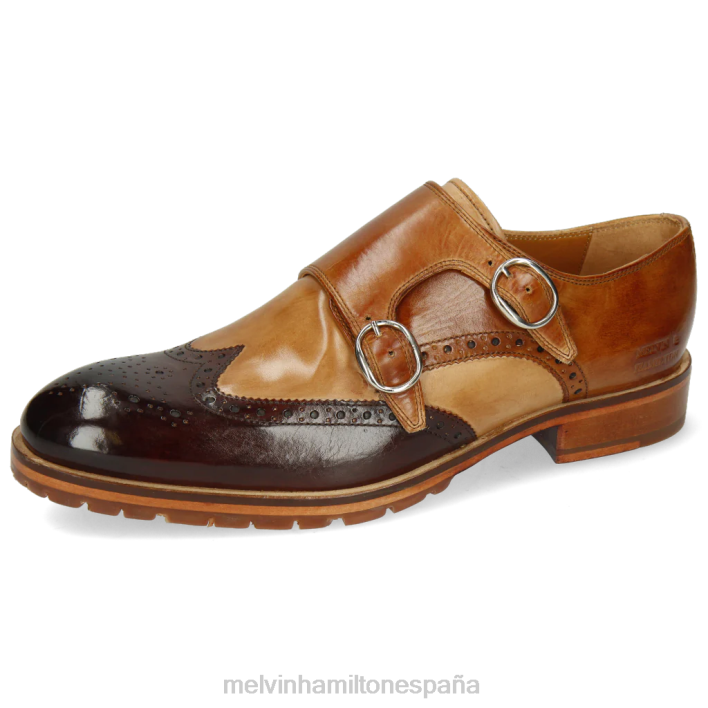 patricio 24 hombres Melvin & Hamilton marrón JRT4350 zapatos monje