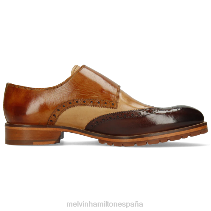 patricio 24 hombres Melvin & Hamilton marrón JRT4350 zapatos monje