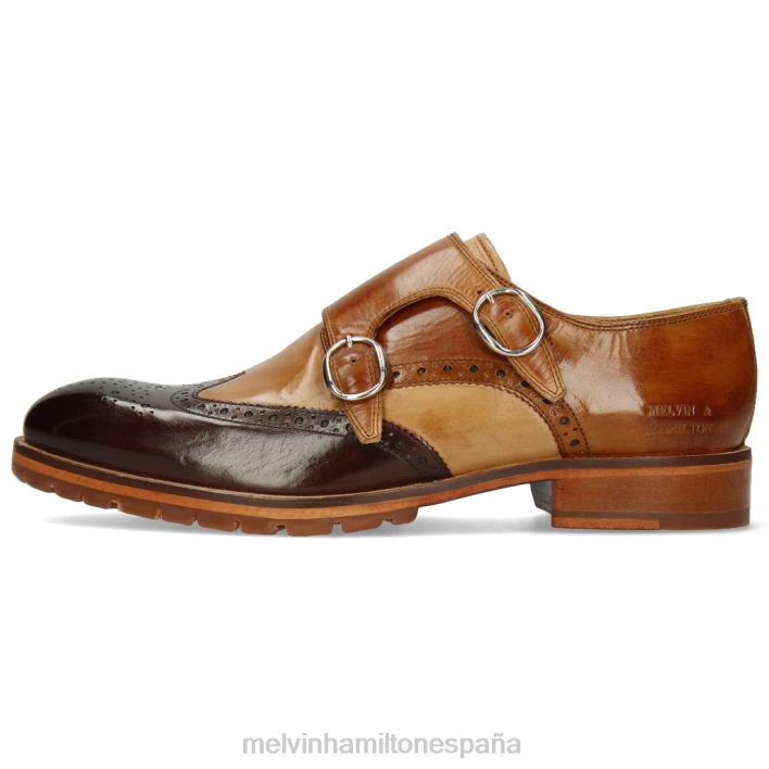 patricio 24 hombres Melvin & Hamilton marrón JRT4350 zapatos monje