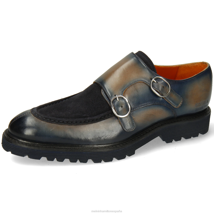 patricio 30 hombres Melvin & Hamilton gris JRT4338 zapatos monje