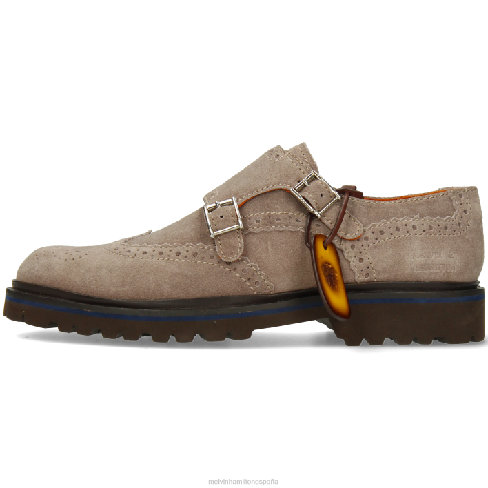 perforar 25 hombres Melvin & Hamilton gris JRT4339 zapatos monje