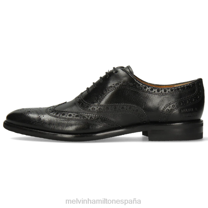 Clint 23 hombres Melvin & Hamilton negro JRT4206 zapatos Oxford