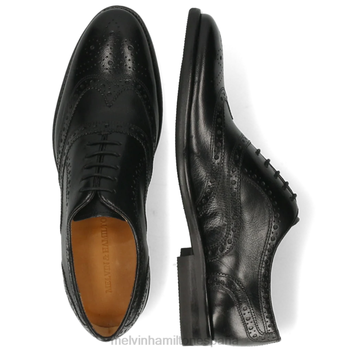 Clint 23 hombres Melvin & Hamilton negro JRT4206 zapatos Oxford