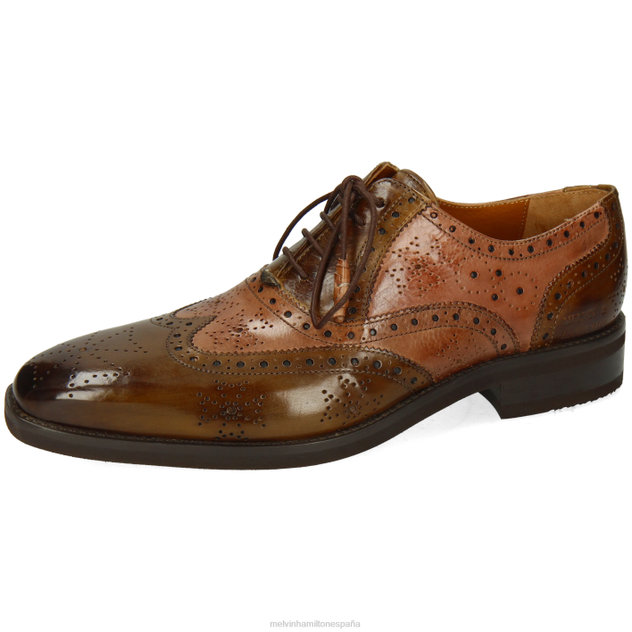 Jeff 28 hombres Melvin & Hamilton marrón JRT4174 zapatos Oxford
