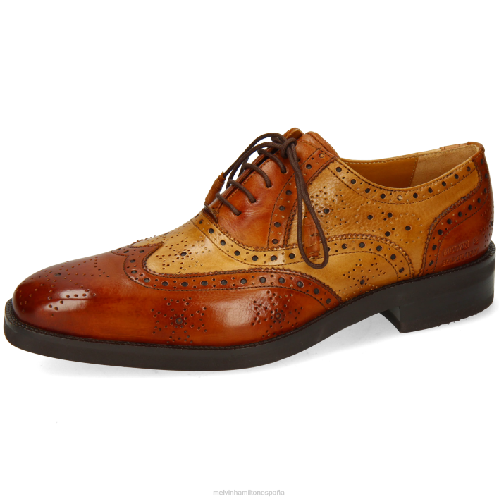 Jeff 28 hombres Melvin & Hamilton marrón JRT4189 zapatos Oxford