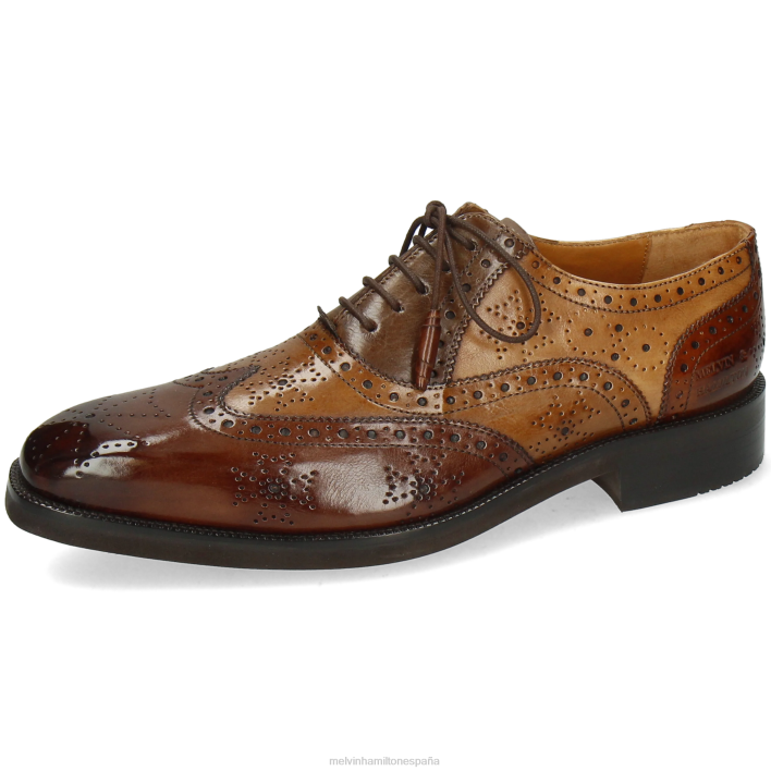 Jeff 28 hombres Melvin & Hamilton marrón JRT4200 zapatos Oxford