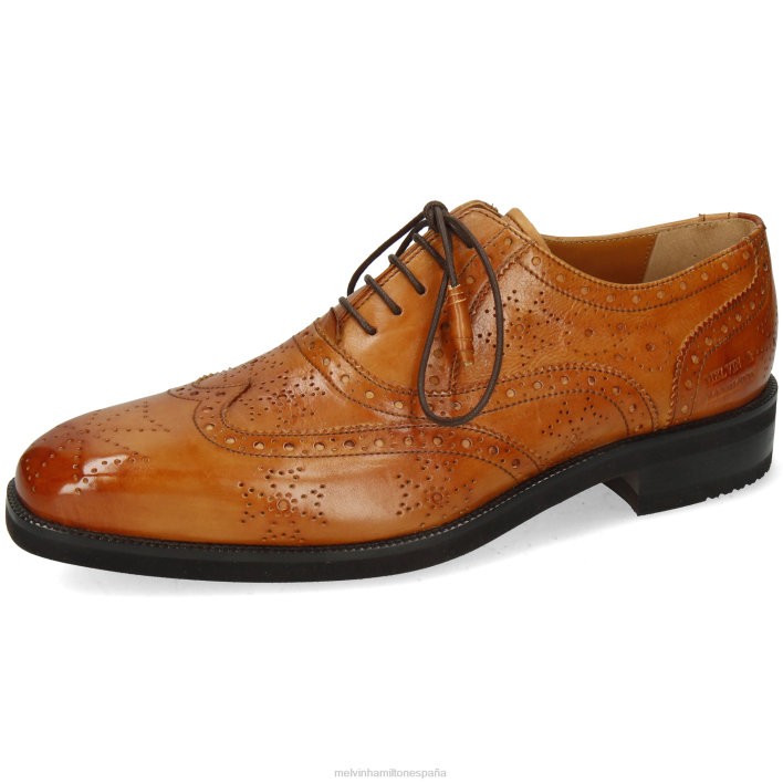 Jeff 28 hombres Melvin & Hamilton marrón claro JRT4196 zapatos Oxford
