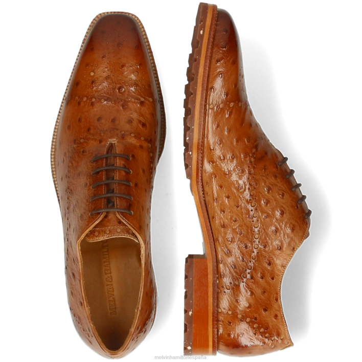 Jeff 8 hombres Melvin & Hamilton marrón JRT4193 zapatos Oxford