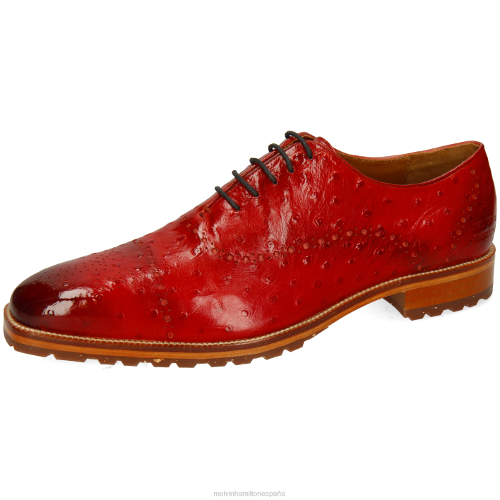 Jeff 8 hombres Melvin & Hamilton rojo JRT4170 zapatos Oxford