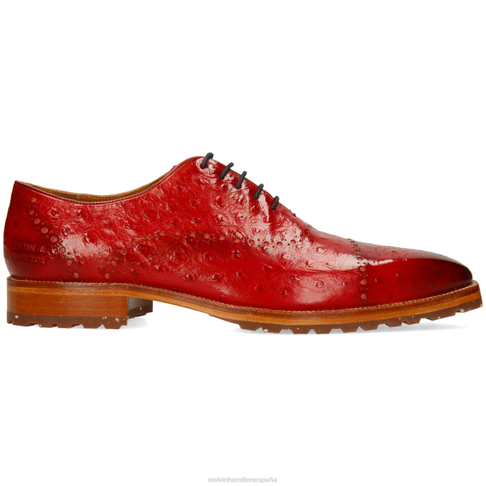 Jeff 8 hombres Melvin & Hamilton rojo JRT4170 zapatos Oxford