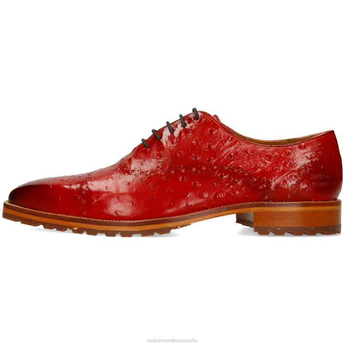 Jeff 8 hombres Melvin & Hamilton rojo JRT4170 zapatos Oxford