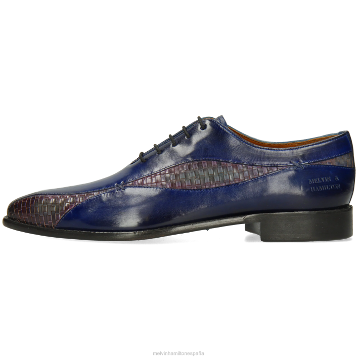 Martín 26 hombres Melvin & Hamilton azul JRT4201 zapatos Oxford
