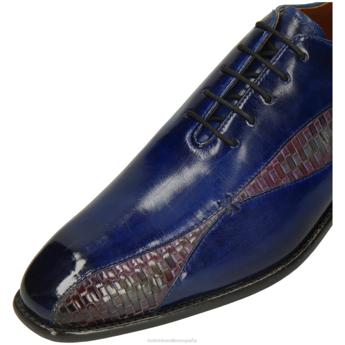 Martín 26 hombres Melvin & Hamilton azul JRT4201 zapatos Oxford