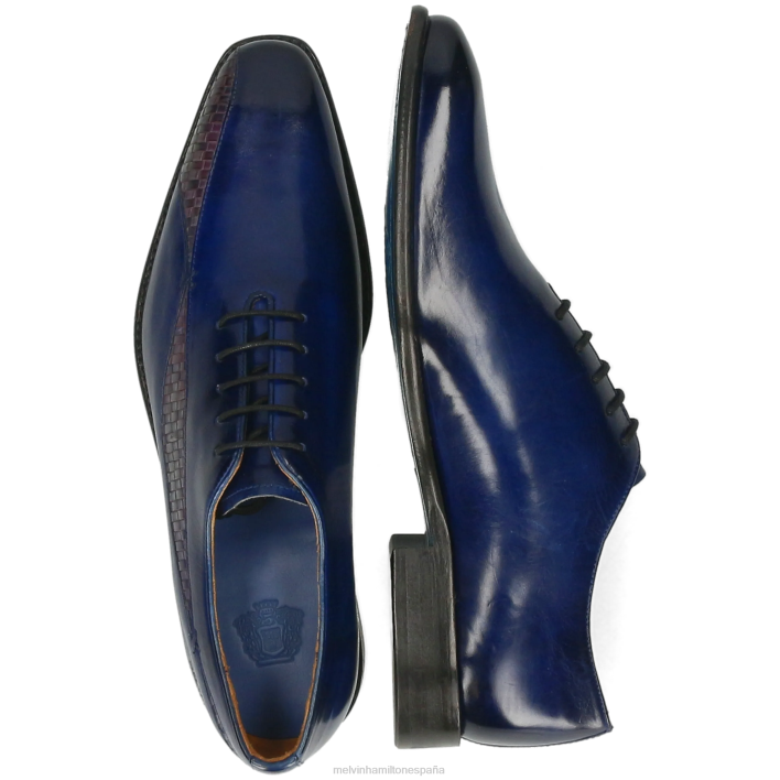 Martín 26 hombres Melvin & Hamilton azul JRT4201 zapatos Oxford