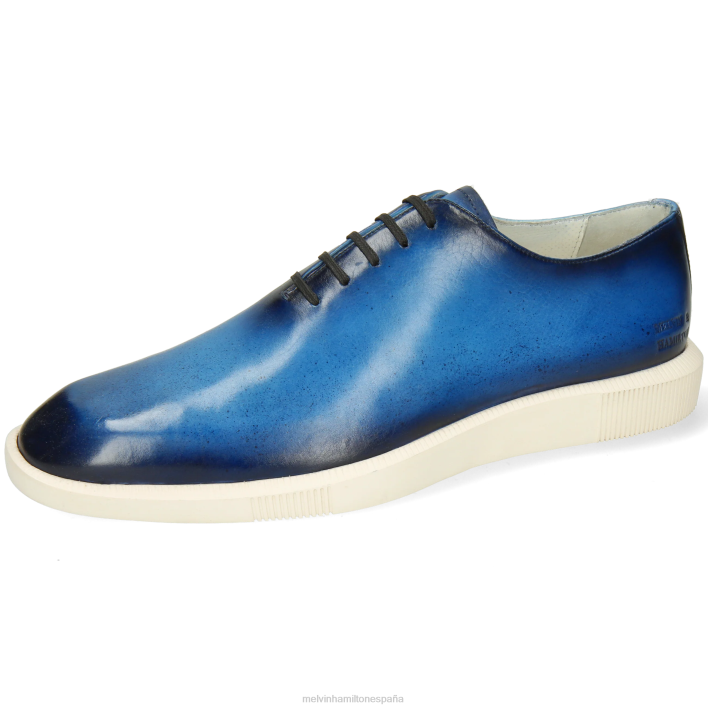 astón 1 hombres Melvin & Hamilton azul JRT4177 zapatos Oxford