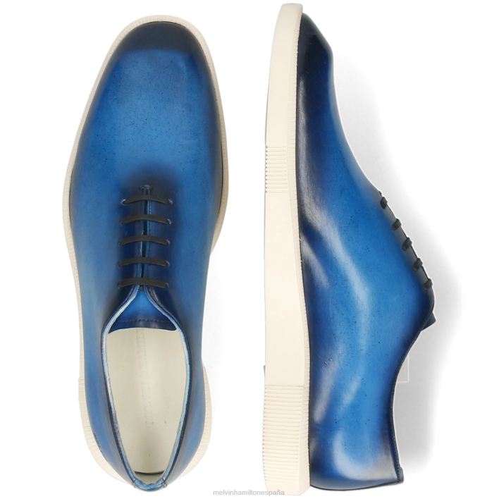 astón 1 hombres Melvin & Hamilton azul JRT4177 zapatos Oxford