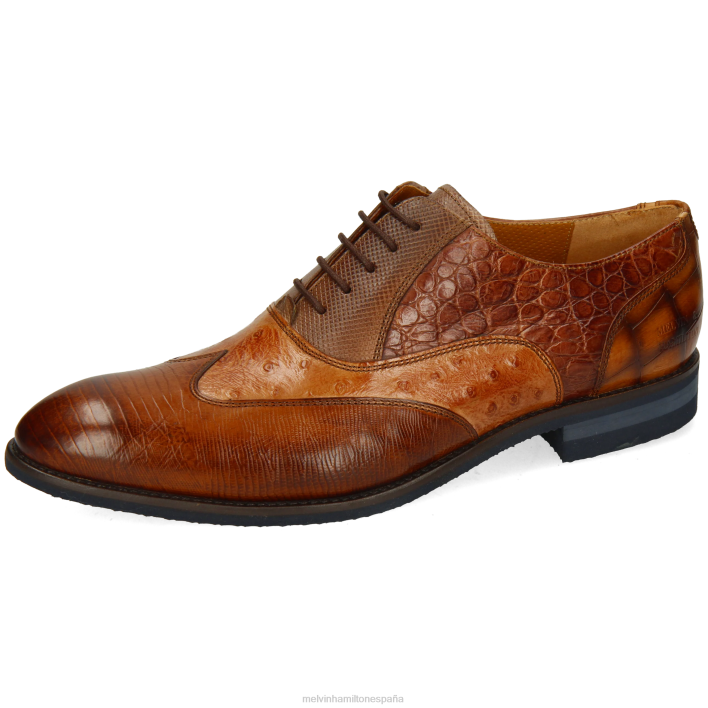 bobby 3 hombres Melvin & Hamilton marrón JRT4207 zapatos Oxford