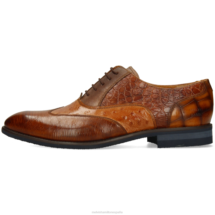 bobby 3 hombres Melvin & Hamilton marrón JRT4207 zapatos Oxford
