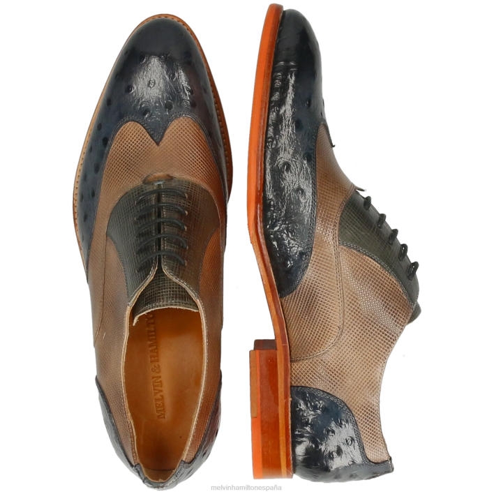 bobby 3 hombres Melvin & Hamilton multi JRT4181 zapatos Oxford