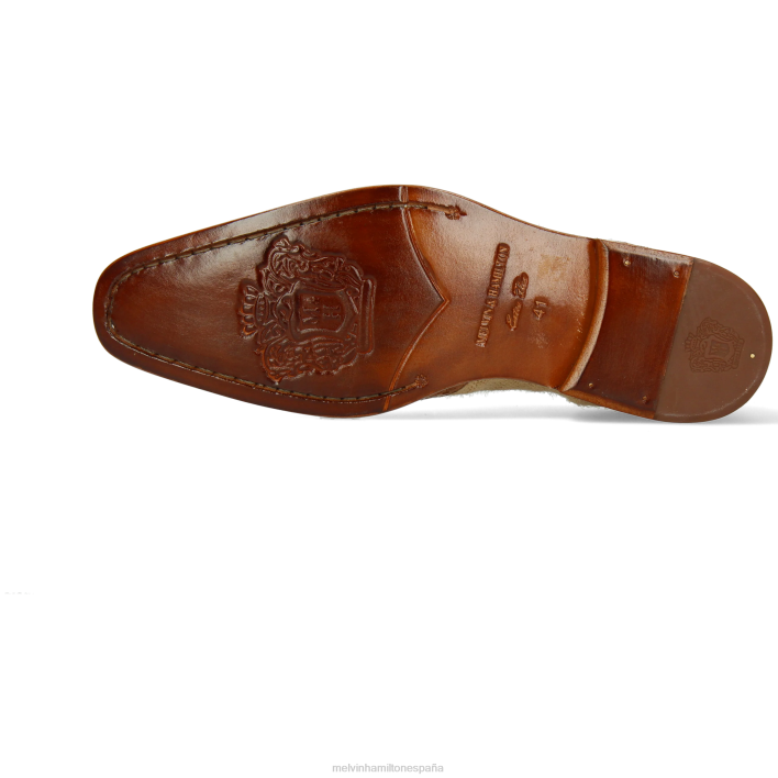 clark 16 hombres Melvin & Hamilton beige JRT4183 zapatos Oxford
