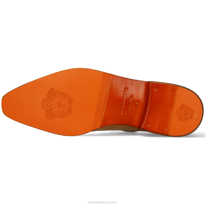elvis 62 hombres Melvin & Hamilton marrón JRT4169 zapatos Oxford