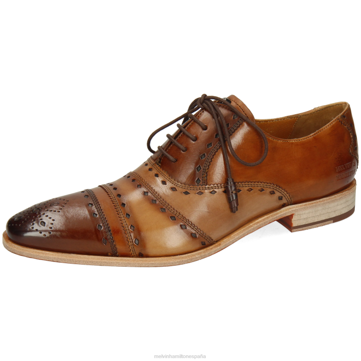 elvis 62 hombres Melvin & Hamilton marrón JRT4208 zapatos Oxford