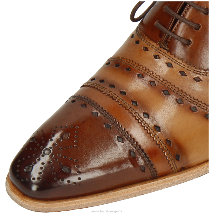 elvis 62 hombres Melvin & Hamilton marrón JRT4208 zapatos Oxford