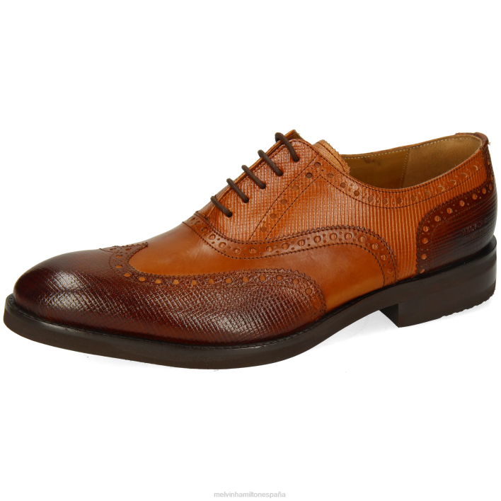 kane 36 hombres Melvin & Hamilton marrón JRT4211 zapatos Oxford